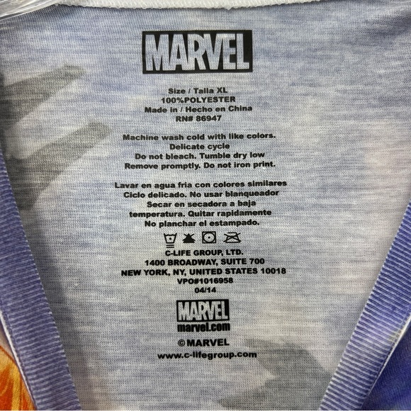 Marvel Iron Man graphic all over print men’s t shirt size XL - Picture 5 of 5